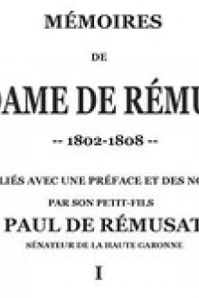 Mémoires de madame de Rémusat, vol. 1 by Claire de Rémusat