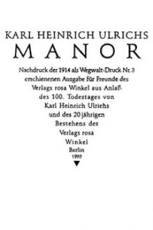 Manor by Karl Heinrich Ulrichs