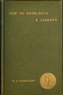 How to Catalogue a Library by Henry Benjamin Wheatley