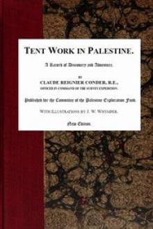 Tent Work in Palestine by Claude Reignier Conder