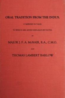 Oral Tradition From The Indus by John Frederick Adolphus McNair, Thomas Lambert Barlow