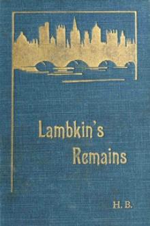 Lambkin's Remains by Hilaire Belloc