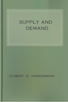 Supply and Demand by Sir Henderson Hubert Douglas