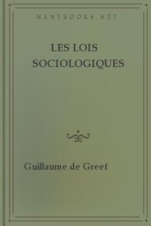 Les lois sociologiques by Guillaume de Greef