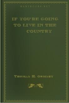 If You're Going to Live in the Country by Thomas Hamilton Ormsbee, Renee Richmond Huntley Ormsbee