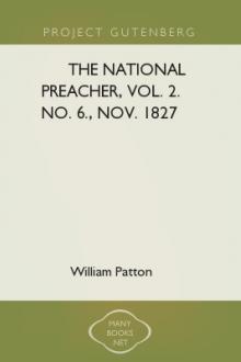 The National Preacher, Vol. 2. No. 6., Nov. 1827 by William Patton