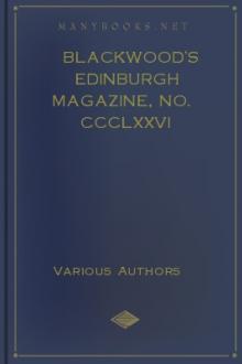 Blackwood's Edinburgh Magazine, No. CCCLXXVI by Various