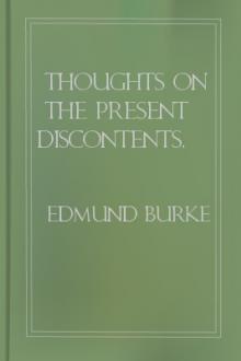 Thoughts on the Present Discontents, and Speeches by Edmund Burke