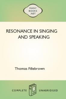Resonance in Singing and Speaking by Thomas Fillebrown