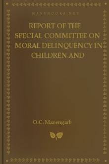 Report of the Special Committee on Moral Delinquency in Children and Adolescents by New Zealand. Special Committee on Moral Delinquency in Children and Adolescents