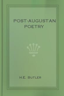 Post-Augustan Poetry by H. E. Butler
