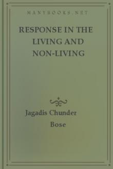 Response in the Living and Non-Living by Jagadis Chandra Bose