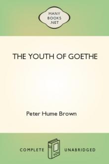 The Youth of Goethe by Peter Hume Brown