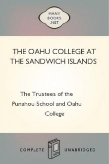 The Oahu College at the Sandwich Islands by Punahou School