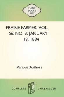 Prairie Farmer, Vol. 56: No. 3, January 19, 1884 by Various