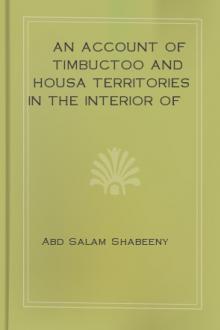 An Account of Timbuctoo and Housa Territories in the Interior of Africa by active 1820 Shabeeny Abd Salam