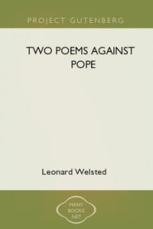 Two Poems Against Pope by Leonard Welsted, Anonymous