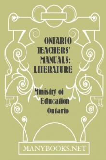 Ontario Teachers' Manuals: Literature by Ontario Ministry of Education