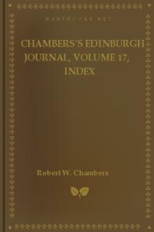 Chambers's Edinburgh Journal, Volume 17, Index by Various