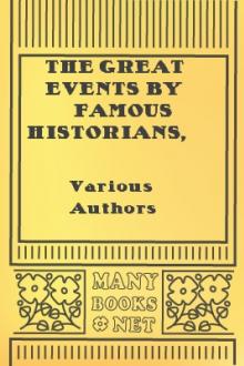 The Great Events by Famous Historians, Volume III by Various Authors