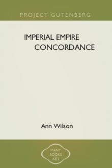 Imperial Empire Concordance by Ann Wilson