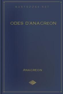 Odes d'Anacréon by Anacreon