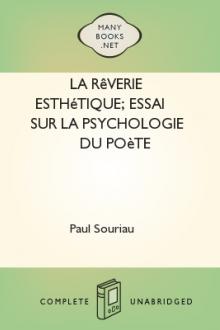 La rêverie esthétique; essai sur la psychologie du poète by Paul Souriau