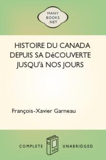 Histoire du Canada depuis sa découverte jusqu'à nos jours by François-Xavier Garneau