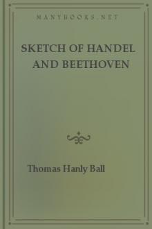 Sketch of Handel and Beethoven by Thomas Hanly Ball