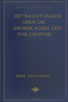 Betrachtungen über die Grundlagen der Philosophie by René Descartes