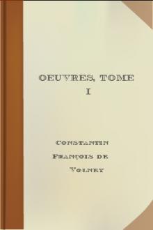 Oeuvres, Tome I by Constantin-François Volney