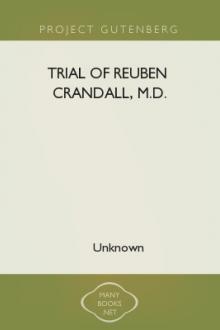 Trial of Reuben Crandall, M.D. by Unknown