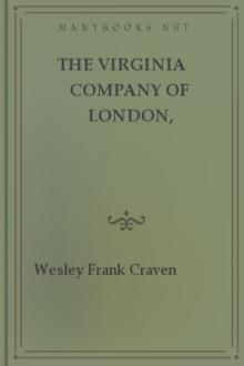 The Virginia Company of London, 1606-1624 by Wesley Frank Craven