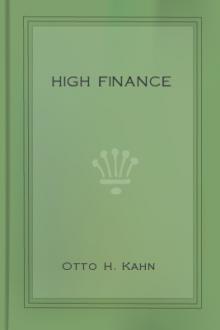 High Finance by Otto H. Kahn