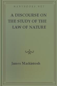 A Discourse on the Study of the Law of Nature and Nations by Sir Mackintosh James