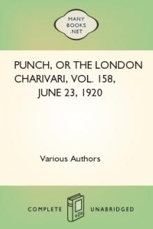 Punch, or the London Charivari, Vol. 158, June 23, 1920 by Various