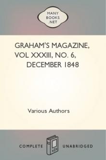 Graham's Magazine, Vol XXXIII, No. 6, December 1848 by Various