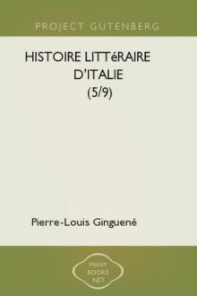 Histoire littéraire d'Italie (5/9) by Pierre-Louis Ginguené