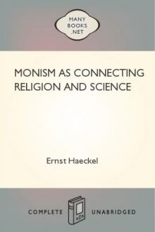 Monism as Connecting Religion and Science by Ernst Haeckel