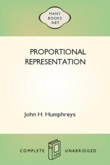 Proportional Representation by John H. Humphreys