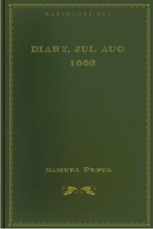 Diary, Jul/Aug 1663 by Samuel Pepys