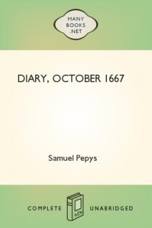 Diary, October 1667 by Samuel Pepys