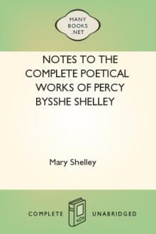 Notes to The Complete Poetical Works of Percy Bysshe Shelley by Mary Wollstonecraft Shelley