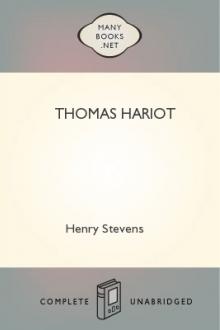 Thomas Hariot by Henry Stevens