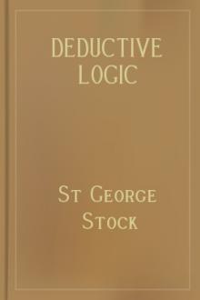 Deductive Logic by St George Stock