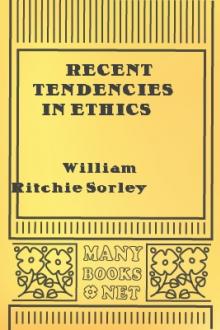 Recent Tendencies in Ethics by William Ritchie Sorley