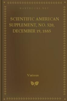 Scientific American Supplement, No. 520, December 19, 1885 by Various