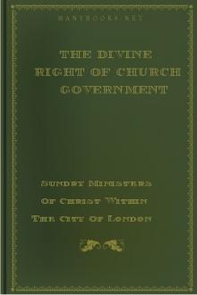 The Divine Right of Church Government by Unknown