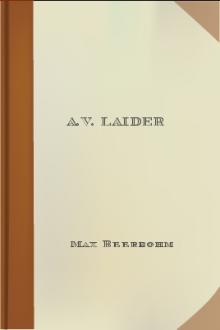 A.V. Laider by Max Beerbohm