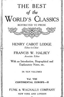 The Best of the World's Classics, Restricted to Prose, Vol. VIII by Unknown